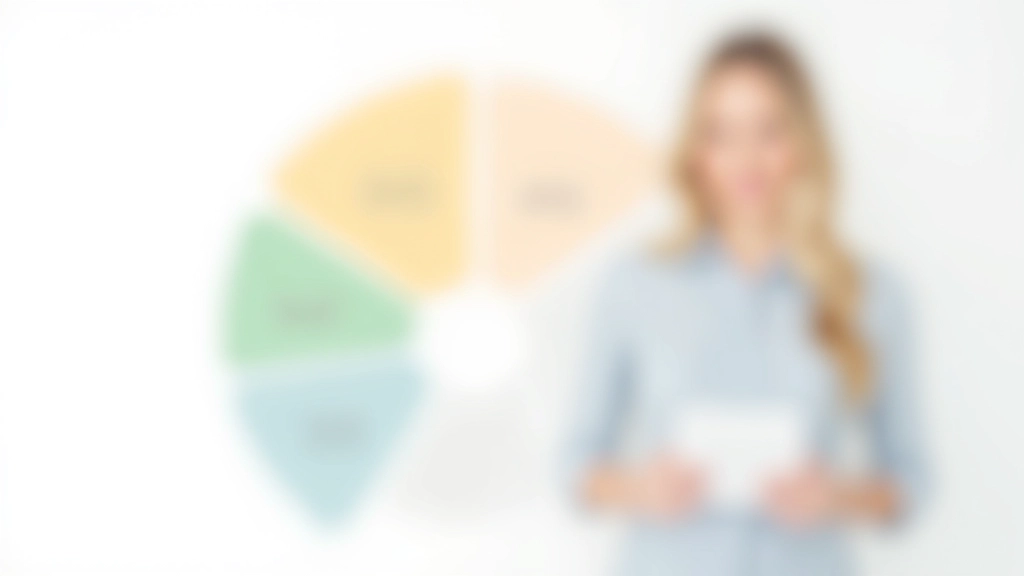 Kreisdiagramm mit farbigen Segmenten zeigt Budget Aufteilung in Notwendigkeiten, Sparen und Vergnügen